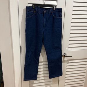 Wrangler Men's Straight-Leg Dark Indigo Jeans